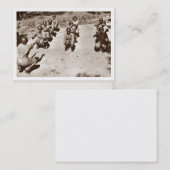 Carte De Visite Infirmières noires avec instructeur de forage (Devant / Derrière)