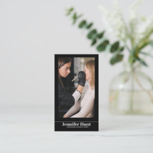 Carte De Visite Influence, Artiste maquillage minimaliste des médi