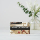 Carte de visite Influencer personnalisé (Debout devant)