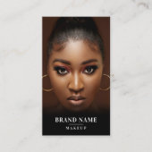 Carte De Visite Influencer Photo Médias sociaux Beauté 2 QR Codes (Devant)