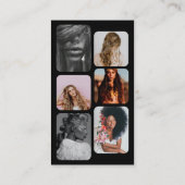 Carte De Visite Influencer Salon de beauté Maquillage des cheveux  (Dos)