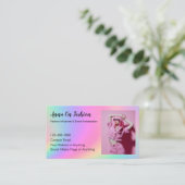 Carte De Visite Influenceur De Mode Et Promotionnel (Debout devant)