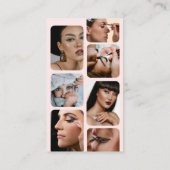 Carte De Visite Influenceur Maquillage de beauté Artiste Lashes de (Dos)