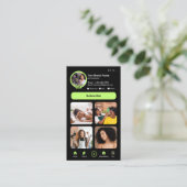 Carte De Visite Influenceur YouTube (Debout devant)