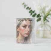 Carte De Visite Influenceuse beauté (Debout devant)