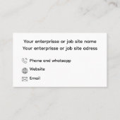 Carte De Visite Informatic (Dos)