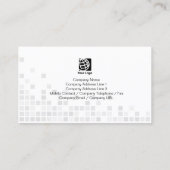 Carte De Visite Informaticien Compétences informatiques Points ble (Dos)