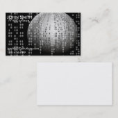 Carte De Visite Informaticien consultant en solutions informatique (Devant / Derrière)