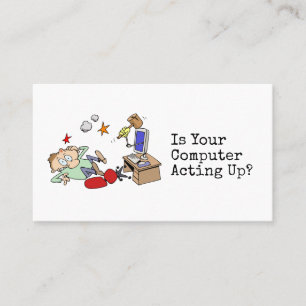 Carte De Visite Informaticien informel drôle