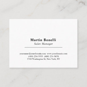 Carte De Visite Informations de nom propres professionnelles class