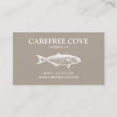 Carte De Visite Informations sur la location de vacances (Devant)