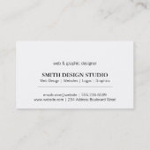 Carte De Visite Informations sur le texte | Lignes de texture (Dos)