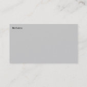 Carte de visite informatique (Dos)