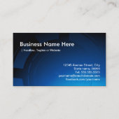 Carte De Visite Informatique Cloud globale de pointe (Dos)