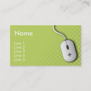 Carte De Visite Informatique (vert)