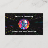 Carte De Visite Ingénierie de l'intelligence artificielle (Devant)