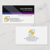 Carte De Visite Ingénierie des colonnes de construction des câbles (Devant / Derrière)