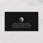 Carte De Visite Ingénierie informatique Circuits techniques lumine (Dos)