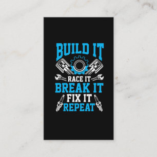 Carte De Visite Ingénierie mécanique des ruptures de course