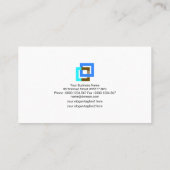 Carte De Visite Ingénierie rouge grise de boîte de pilier de blocs (Dos)