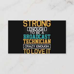 Carte De Visite Ingénieur Assez Fou Pour Être Technicien En Diff