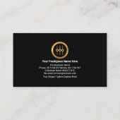 Carte De Visite Ingénieur Audio Sound Wave Studio (Dos)