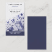 Carte de visite ingénieur bâtiment BTP (Devant / Derrière)