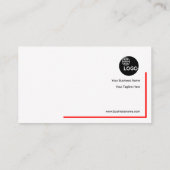 Carte De Visite Ingénieur blanc de vitesses de l'innocence trois (Dos)