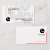 Carte De Visite Ingénieur blanc de vitesses de l'innocence trois (Devant / Derrière)