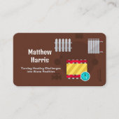 Carte De Visite Ingénieur de chauffage (Devant)