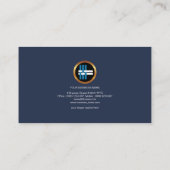 Carte De Visite Ingénieur des ponts et chaussées simple (Dos)