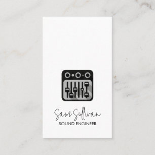 Carte De Visite Ingénieur du son Ingénierie audio