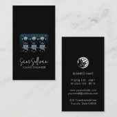 Carte De Visite Ingénieur du son Ingénierie audio (Devant / Derrière)
