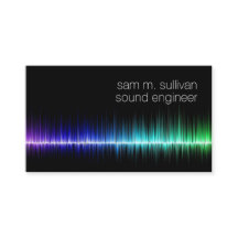 Ingénieur du son Musicien d'ondes sonores coloré