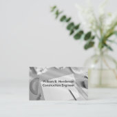Carte De Visite Ingénieur en conception de construction (Debout devant)