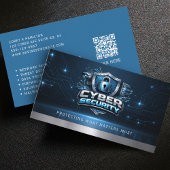 Carte De Visite Ingénieur en cybersécurité Service Code QR