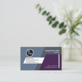 Carte De Visite Ingénieur futuriste créatif de trapèze (Debout devant)