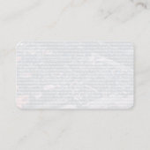 Carte De Visite Ingénieur logiciel | Code binaire | Technologie (Dos)