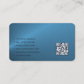 Carte De Visite 🤖 Ingénieur NLP Chatbot Développeur AI QR Code Ca (Dos)