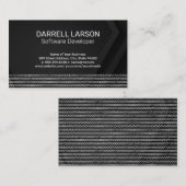 Carte De Visite Ingénieur | Programmeur de codage (Devant / Derrière)