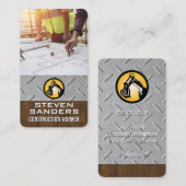 Carte De Visite Ingénieurs | Chantier de construction | Architecte (Devant / Derrière)