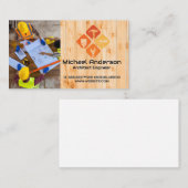 Carte De Visite Ingénieurs Planification Construction | Bâtisseur (Devant / Derrière)