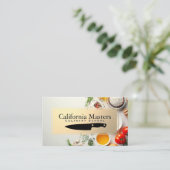 Carte De Visite Ingrédients cuisines | Couteau de cuisine (Debout devant)