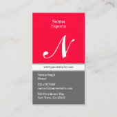 Carte de visite initial (Devant)