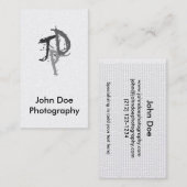 Carte de visite initial (Devant / Derrière)