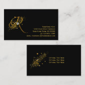 Carte de visite initial de chimères d'or et des (Devant / Derrière)