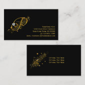 Carte de visite initial de chimères d'or et des (Devant / Derrière)