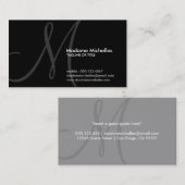 Carte De Visite initiale aérienne (Devant / Derrière)