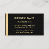 Carte De Visite Initiale décorée d'un monogramme faite sur (Dos)