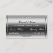 Carte De Visite Initiales brillantes à étincelles brillantes à Par (Dos)